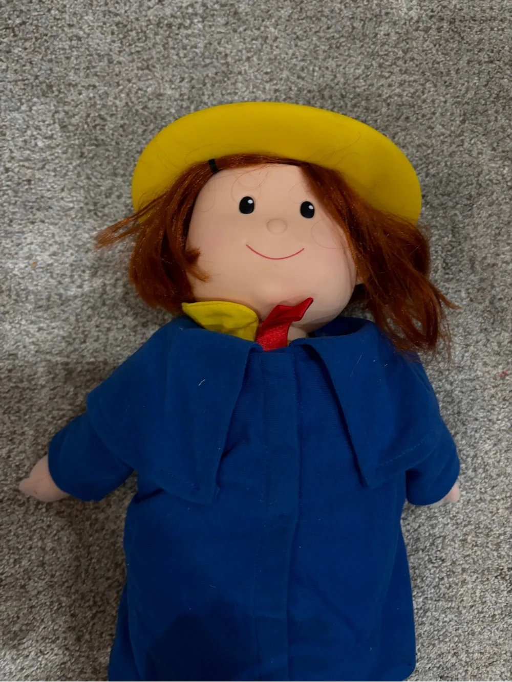 Madeline Talking French Doll School Uniform Hat Bonjour Interactive Plush Vinyl